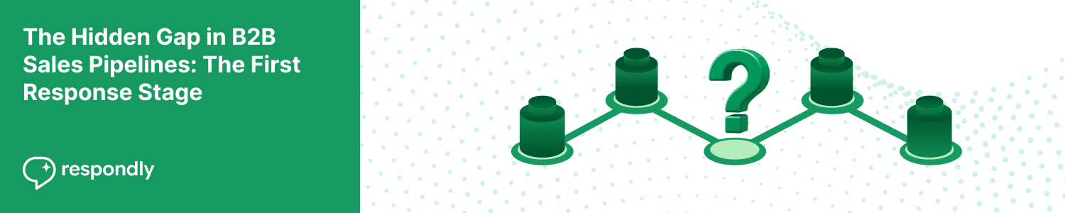 The Hidden Gap in B2B Sales Pipelines: The First Response Stage.